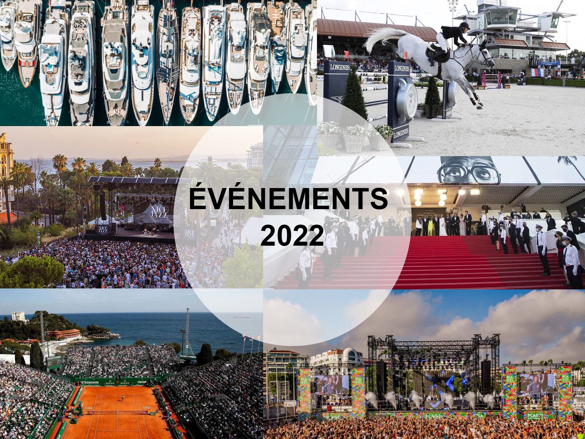 Vos événements sur la Côte d'Azur 2022